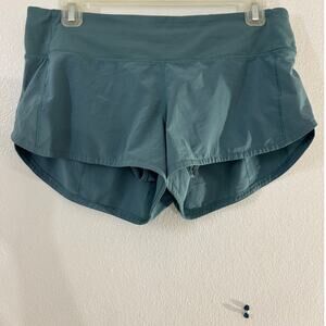Lululemon logo Lululemon Shorts Blue Solid Women Size 6